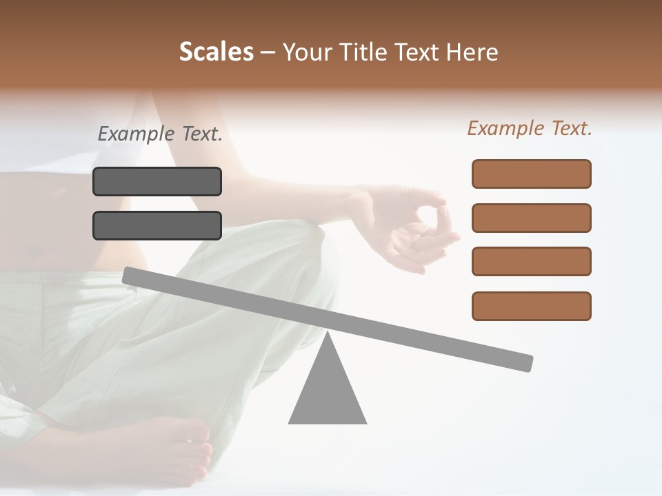 Energy Arm Sitting PowerPoint Template
