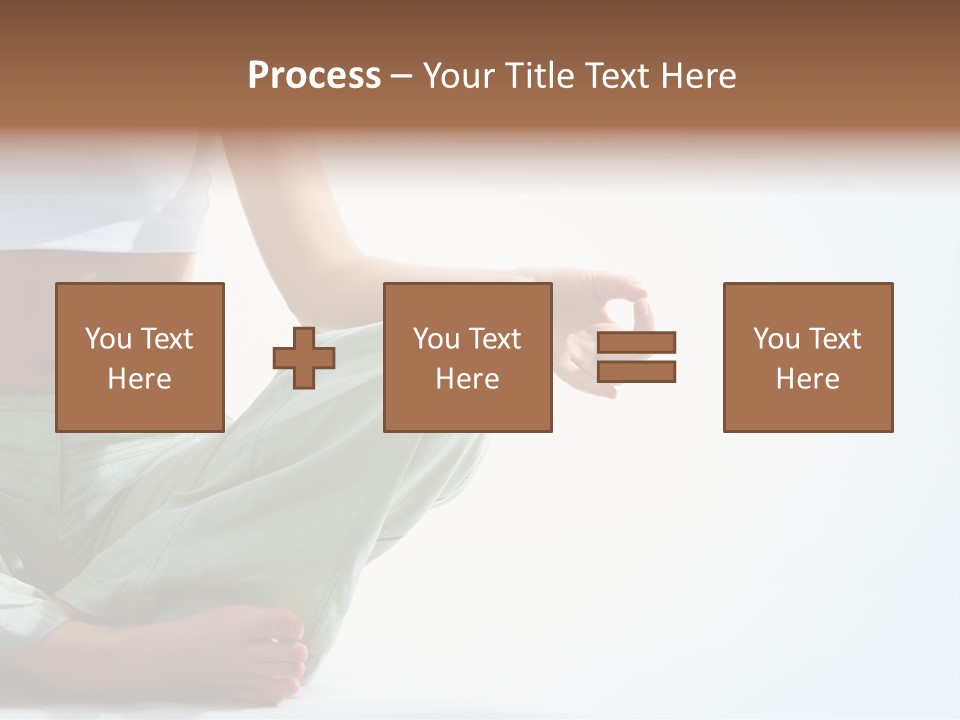 Energy Arm Sitting PowerPoint Template