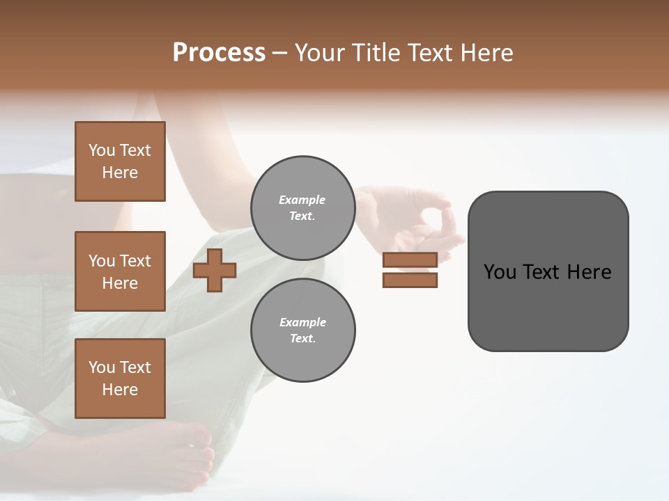 Energy Arm Sitting PowerPoint Template