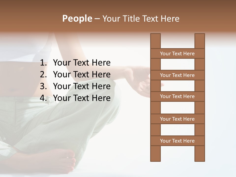 Energy Arm Sitting PowerPoint Template