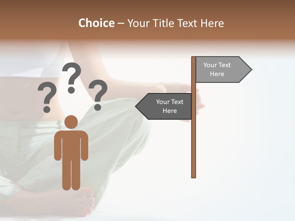 Energy Arm Sitting PowerPoint Template