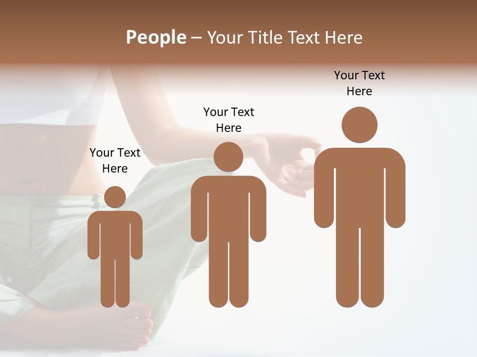 Energy Arm Sitting PowerPoint Template