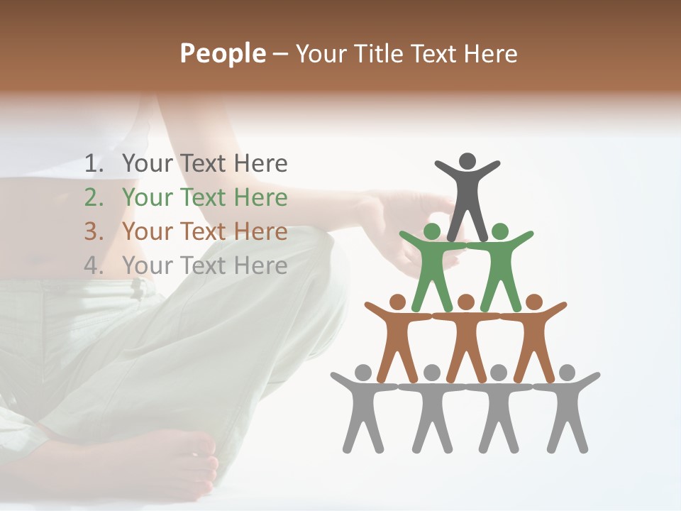 Energy Arm Sitting PowerPoint Template