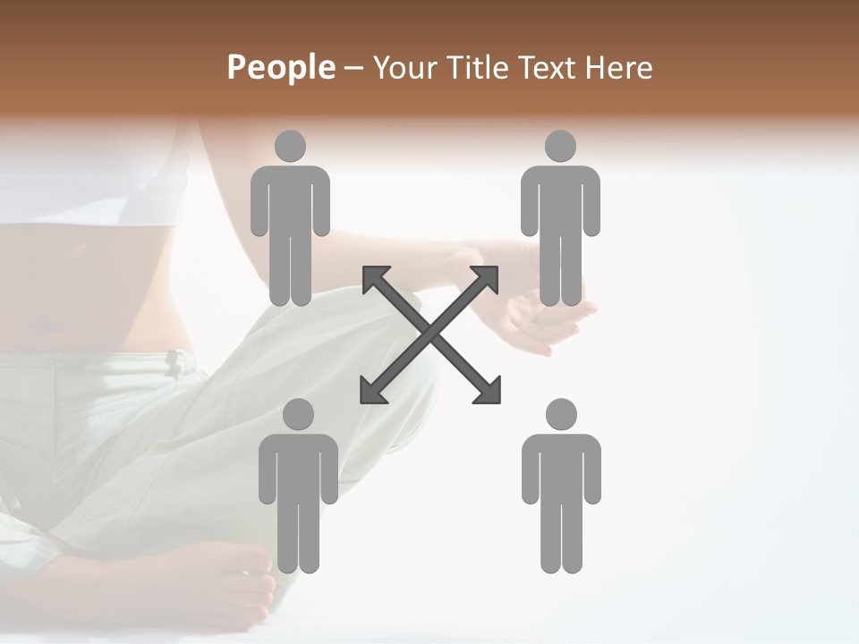 Energy Arm Sitting PowerPoint Template