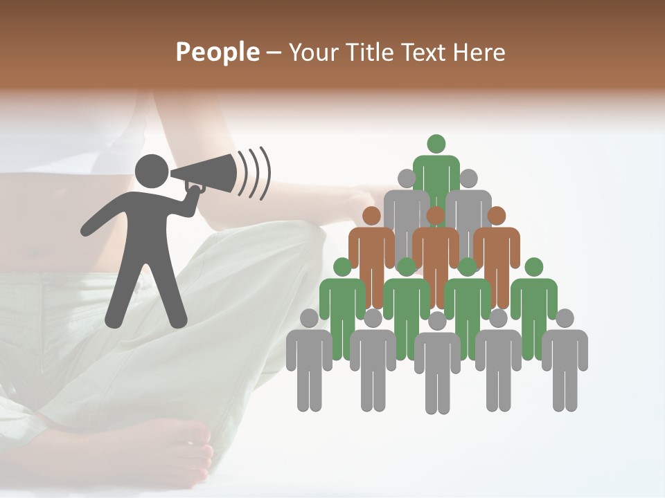 Energy Arm Sitting PowerPoint Template