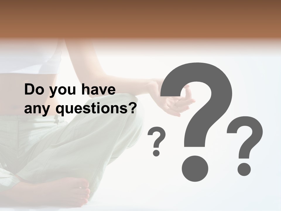 Energy Arm Sitting PowerPoint Template