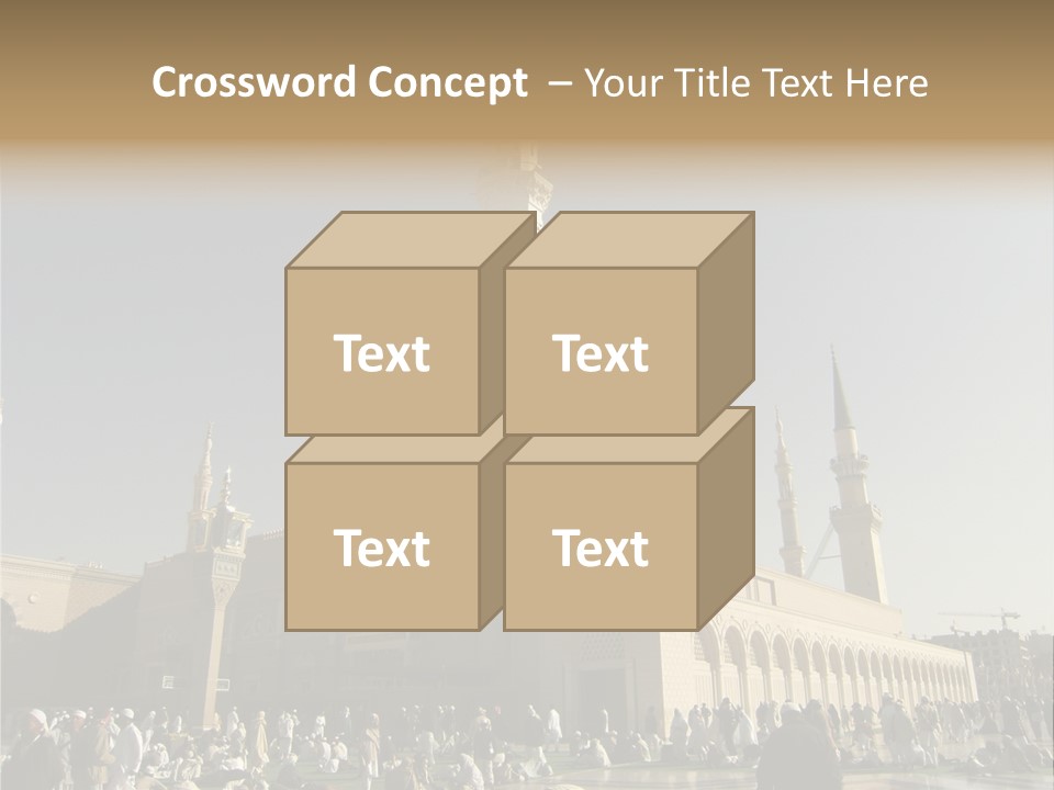 Muslim Umrah Arab PowerPoint Template