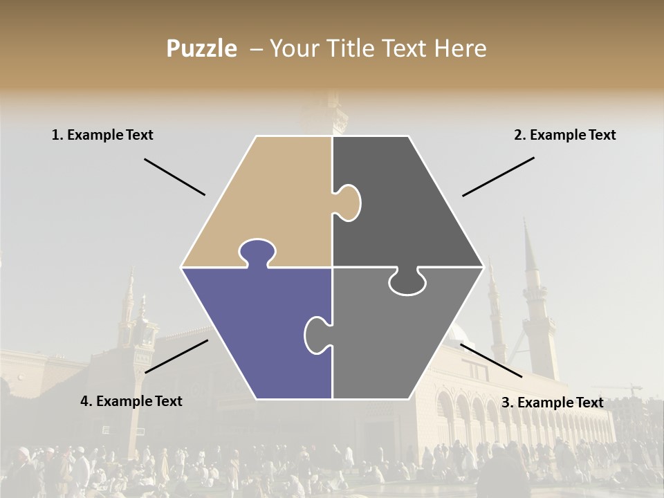 Muslim Umrah Arab PowerPoint Template