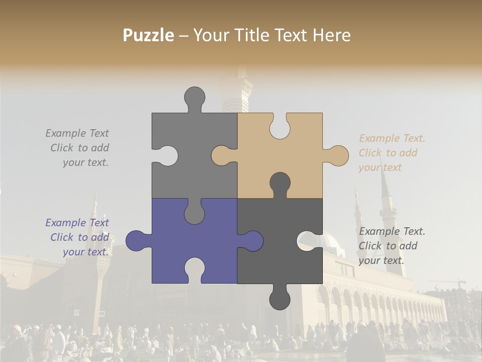 Muslim Umrah Arab PowerPoint Template