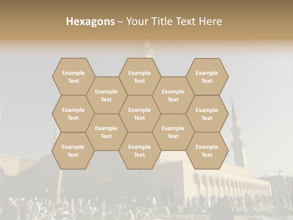 Muslim Umrah Arab PowerPoint Template