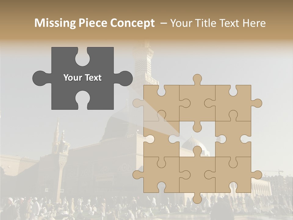 Muslim Umrah Arab PowerPoint Template