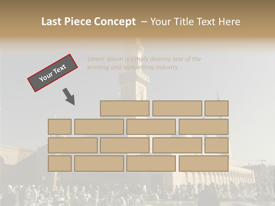 Muslim Umrah Arab PowerPoint Template