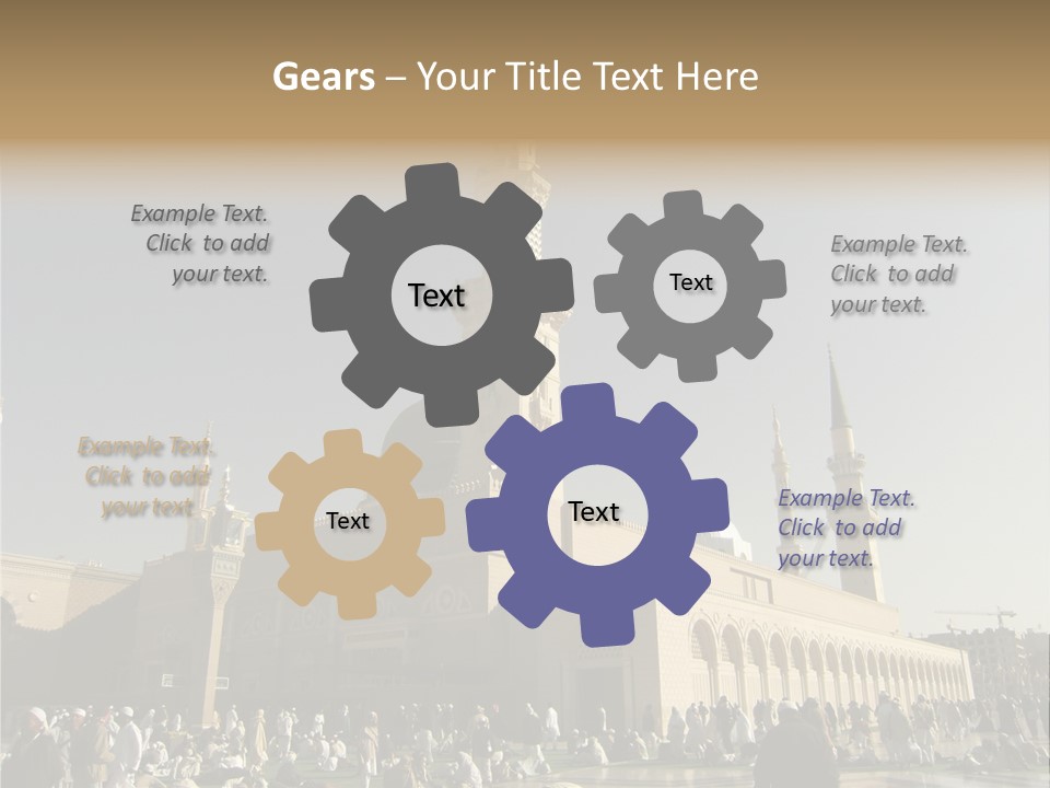 Muslim Umrah Arab PowerPoint Template