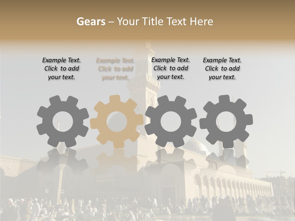 Muslim Umrah Arab PowerPoint Template