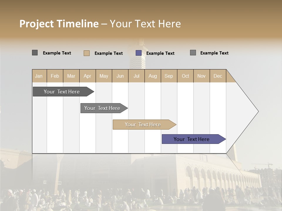 Muslim Umrah Arab PowerPoint Template