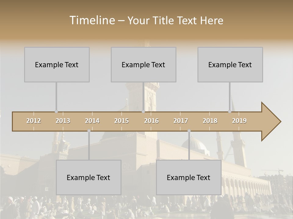 Muslim Umrah Arab PowerPoint Template