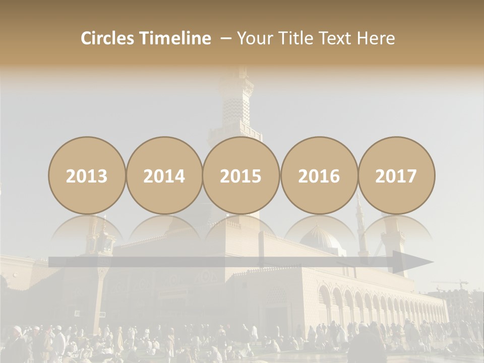 Muslim Umrah Arab PowerPoint Template