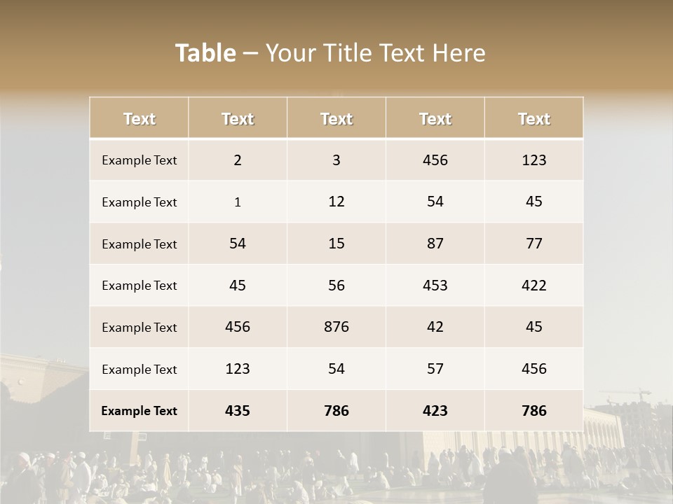 Muslim Umrah Arab PowerPoint Template