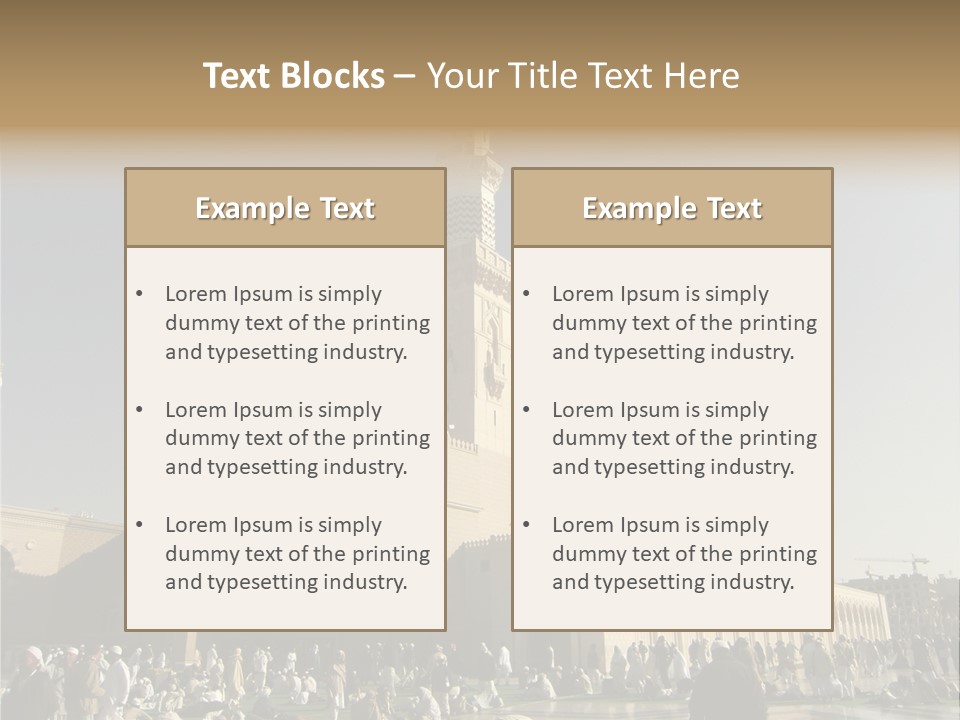 Muslim Umrah Arab PowerPoint Template