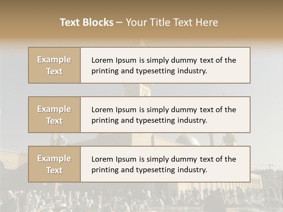 Muslim Umrah Arab PowerPoint Template
