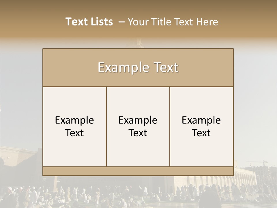 Muslim Umrah Arab PowerPoint Template