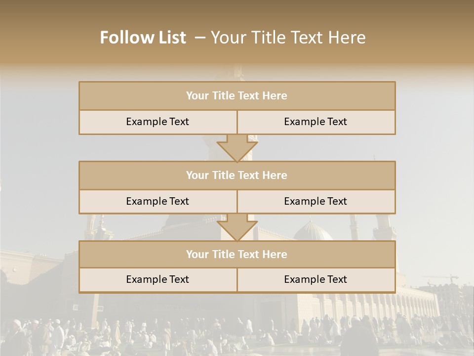 Muslim Umrah Arab PowerPoint Template
