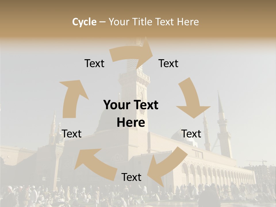 Muslim Umrah Arab PowerPoint Template