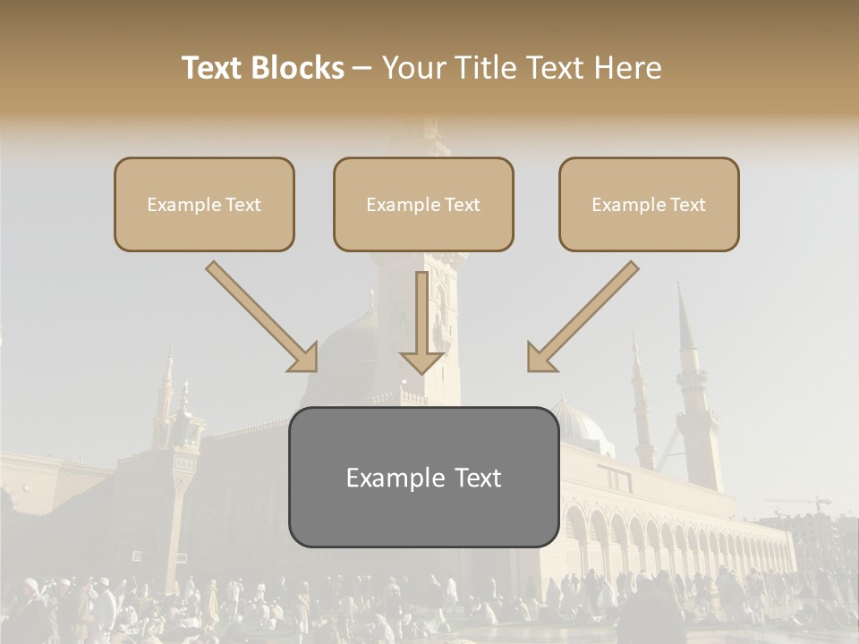 Muslim Umrah Arab PowerPoint Template