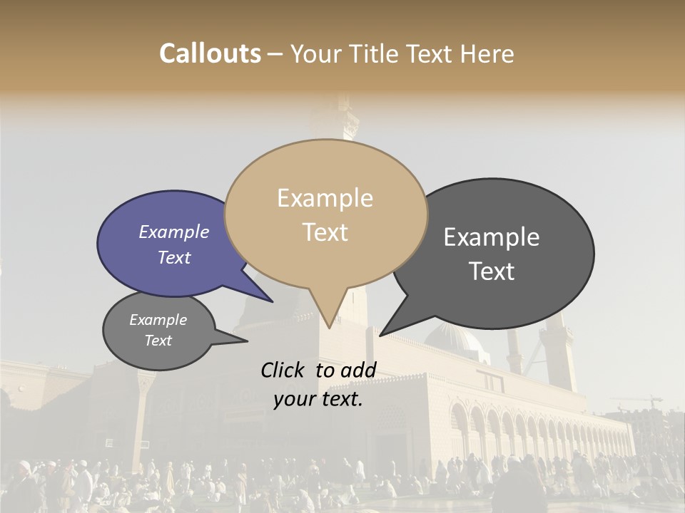 Muslim Umrah Arab PowerPoint Template