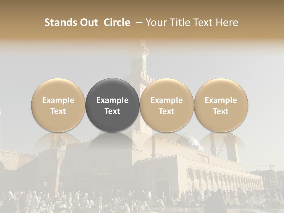Muslim Umrah Arab PowerPoint Template