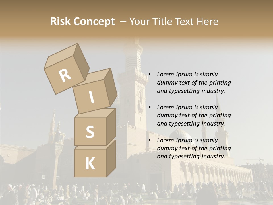 Muslim Umrah Arab PowerPoint Template