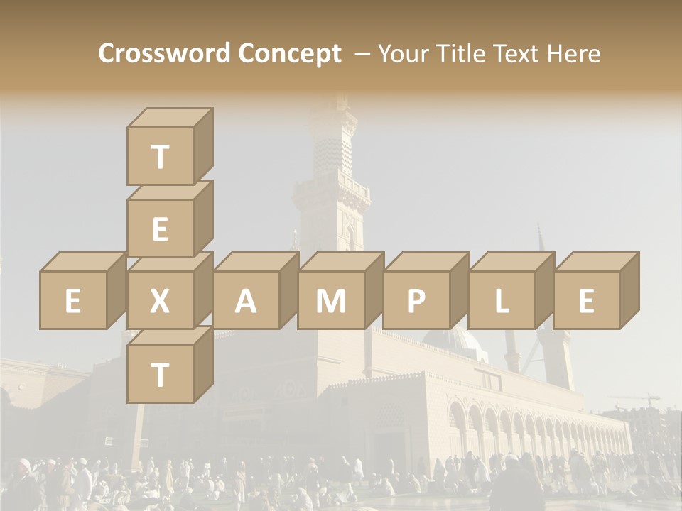 Muslim Umrah Arab PowerPoint Template