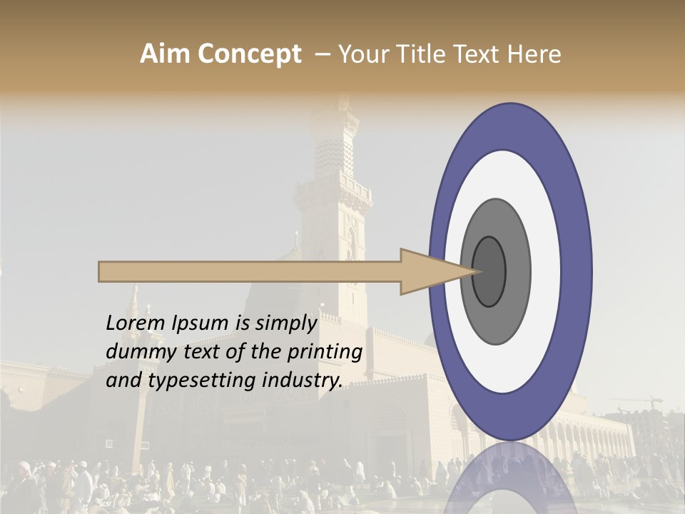 Muslim Umrah Arab PowerPoint Template