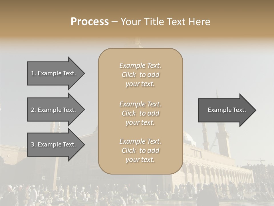 Muslim Umrah Arab PowerPoint Template