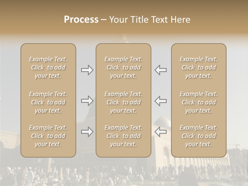 Muslim Umrah Arab PowerPoint Template