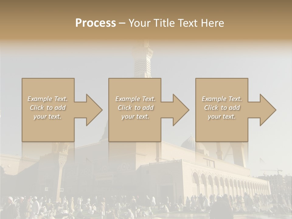 Muslim Umrah Arab PowerPoint Template