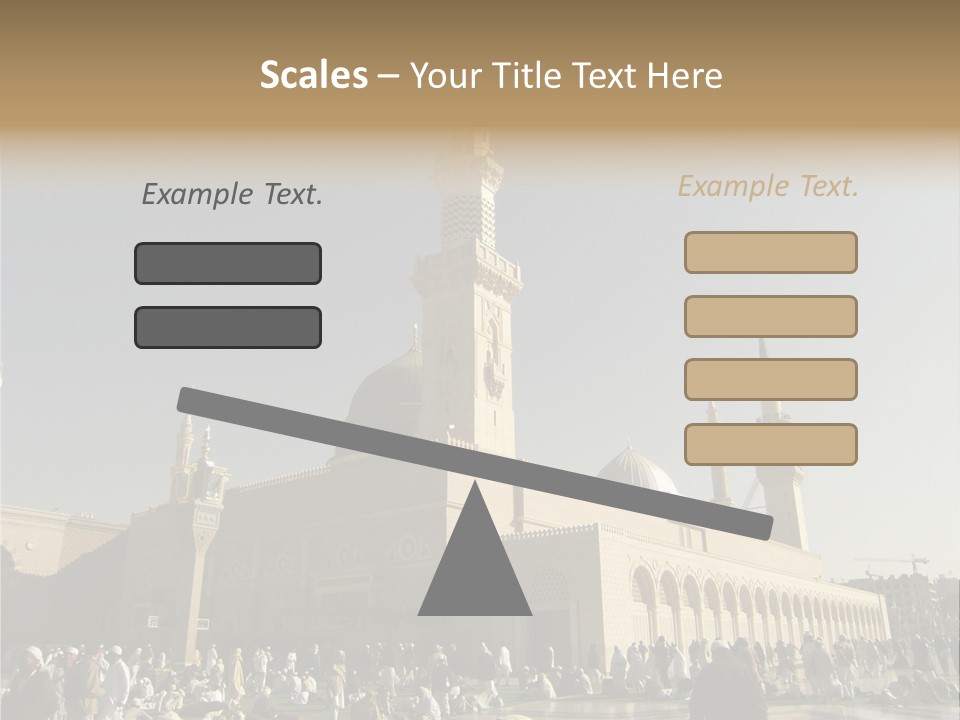 Muslim Umrah Arab PowerPoint Template