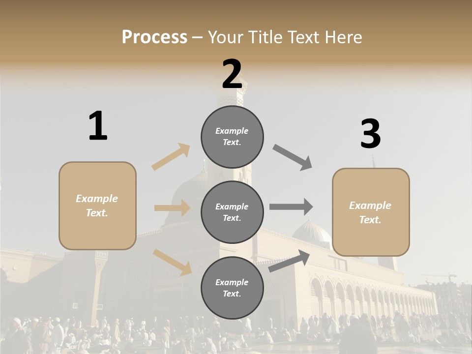Muslim Umrah Arab PowerPoint Template