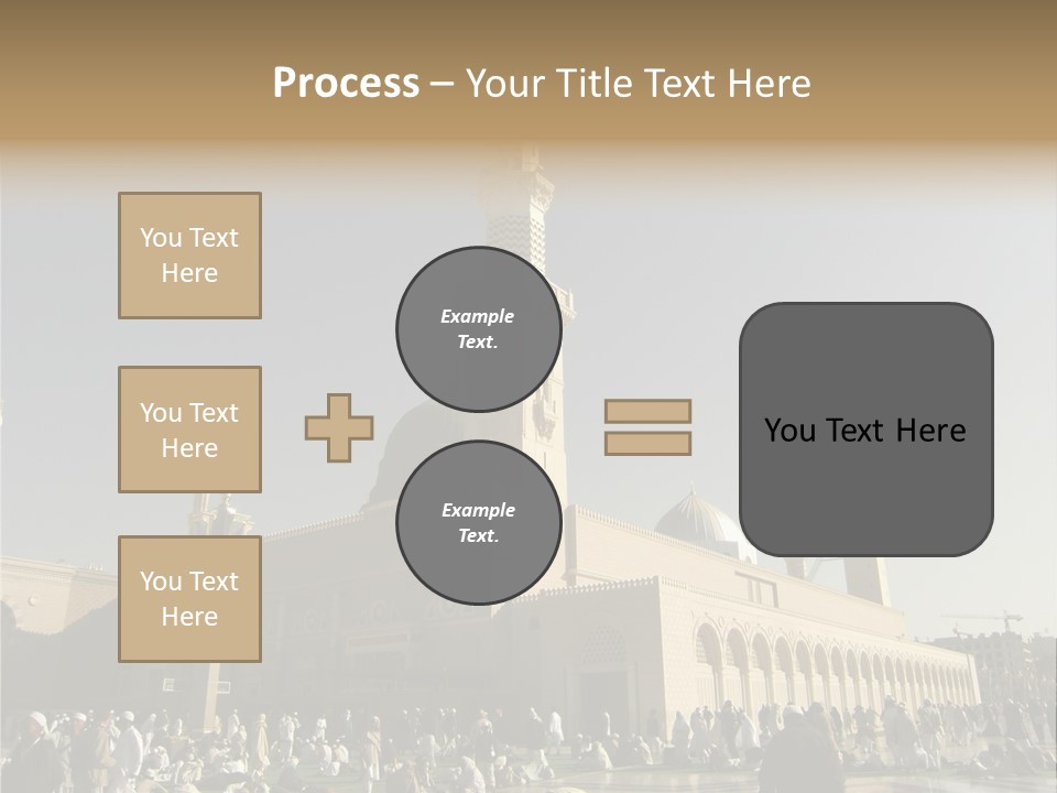 Muslim Umrah Arab PowerPoint Template