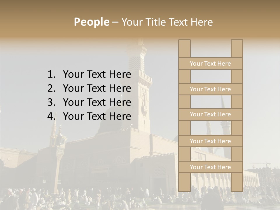 Muslim Umrah Arab PowerPoint Template