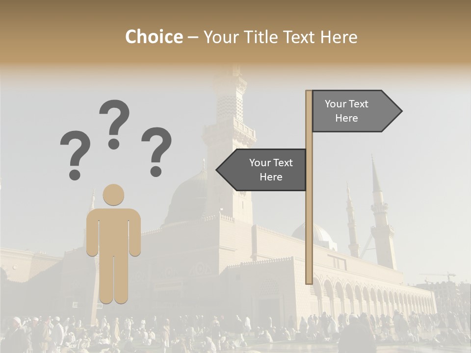 Muslim Umrah Arab PowerPoint Template