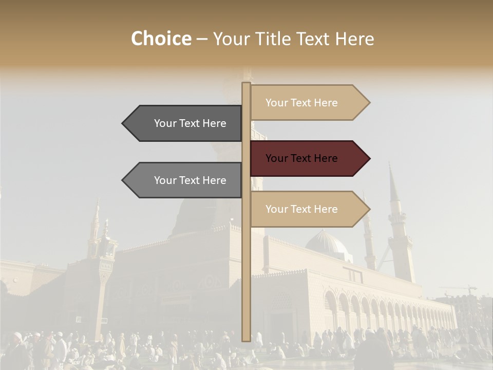 Muslim Umrah Arab PowerPoint Template