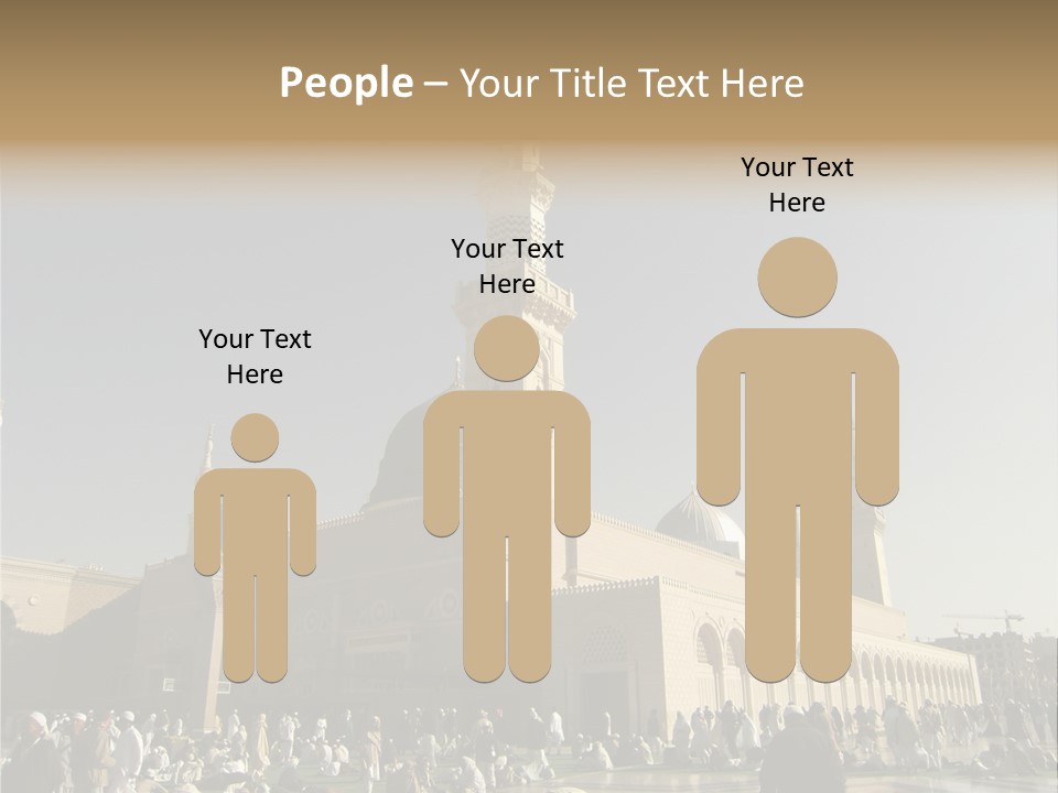 Muslim Umrah Arab PowerPoint Template