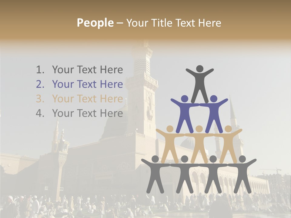 Muslim Umrah Arab PowerPoint Template