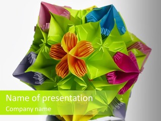 Various Rose Contemporary PowerPoint Template