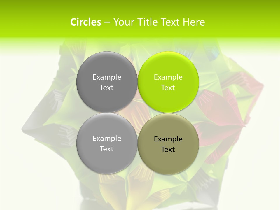 Various Rose Contemporary PowerPoint Template