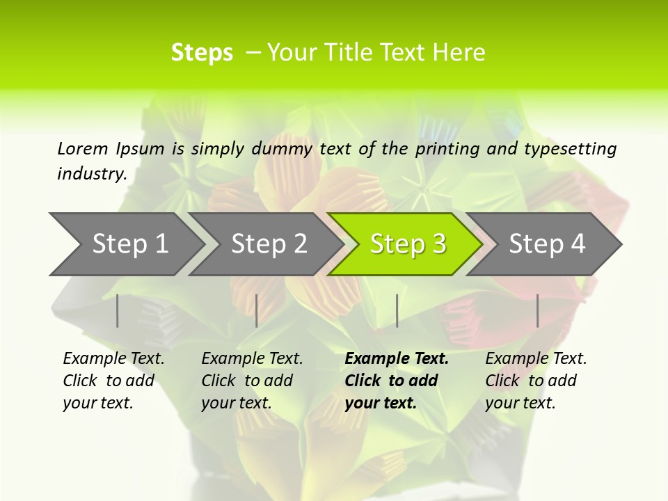 Various Rose Contemporary PowerPoint Template