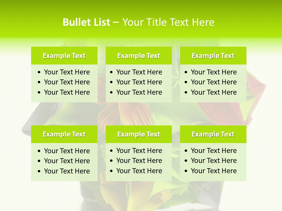 Various Rose Contemporary PowerPoint Template