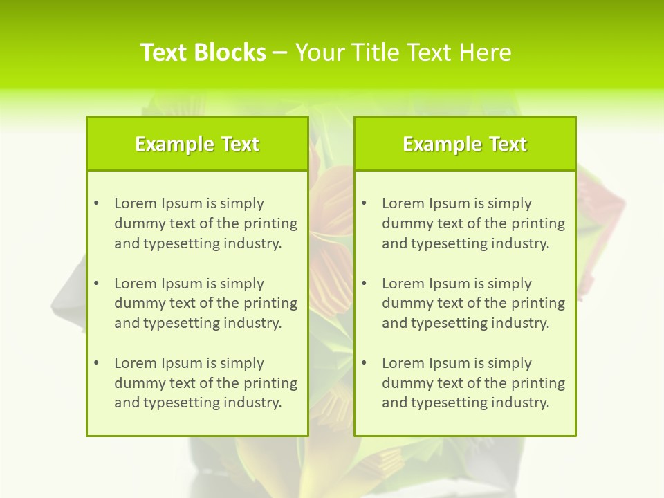 Various Rose Contemporary PowerPoint Template