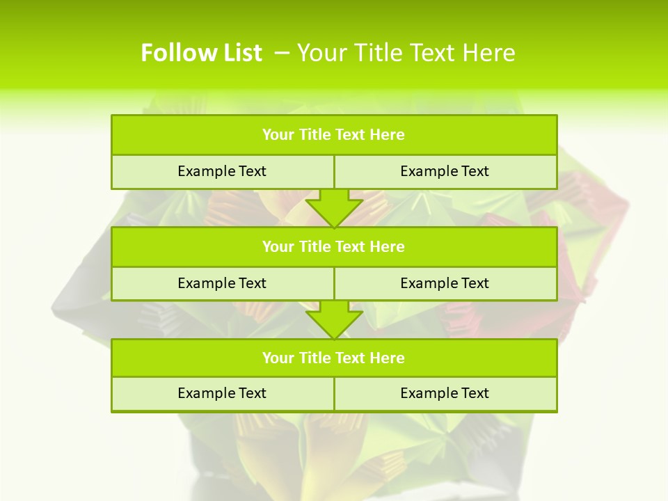 Various Rose Contemporary PowerPoint Template
